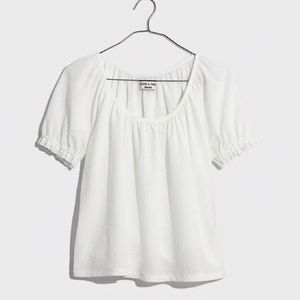 Madewell Texture & Thread Peasant Top
